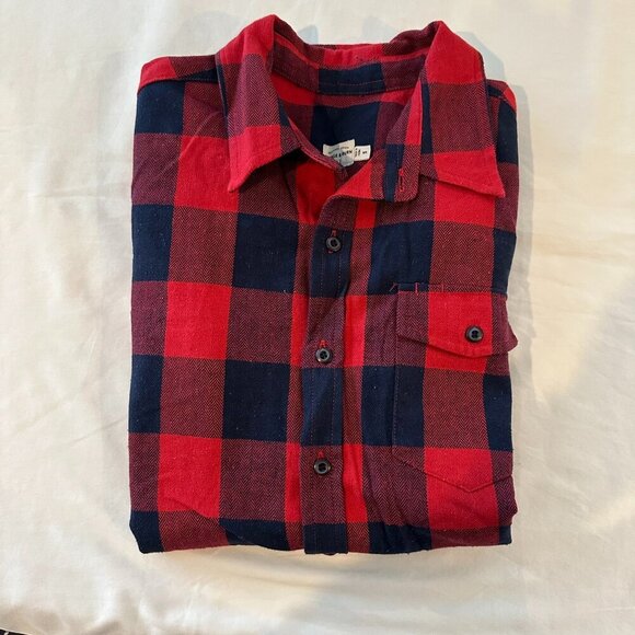Bridge & Burn Buffalo Check Button Down - Picture 1 of 3